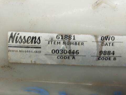 Foto 4ª: Radiador Motor Fiat Punto 1.2 8V BERLINA 60CV 44KW [188A4000] (2001)