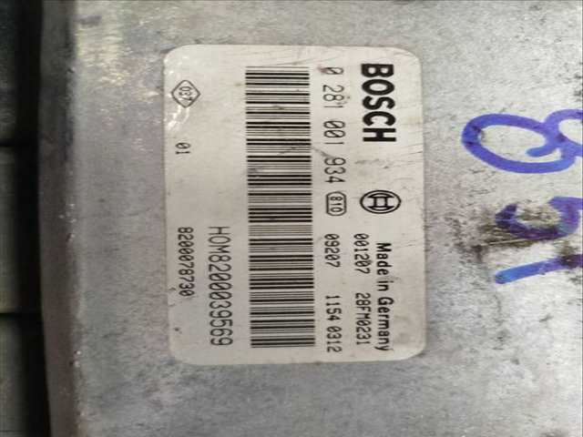 Foto 3ª: Centralita Motor ECU Renault Scenic VERSION INDEFINIDA I JA...) (2001)