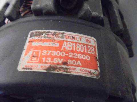 Foto 2ª: Alternador Hyundai Coupe 1.6 16V CAT COUPE 105CV 77KW [G4ED] (2002)