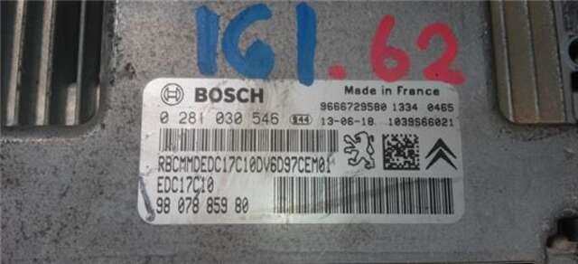 Centralita Motor ECU Citroen C Elysee 1.6 EXCLUSIVE [1.6 LTR. - 68 KW HDI FAP]