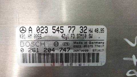 Foto 2ª: Centralita Motor ECU Mercedes Clase C 160 230 COMPRESSOR 208.347) COUPE 193CV 142KW [111975] (1999)