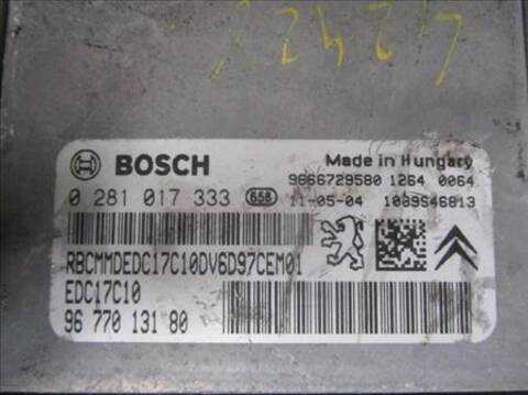 Foto 2ª: Centralita Motor ECU Citroen C3 1.6 HDI 92CV 68KW [9HP] (2012)