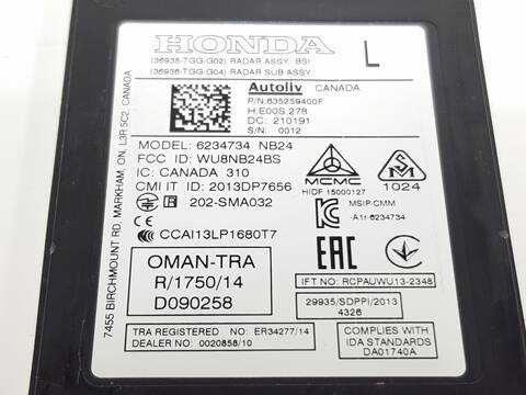 Foto 2ª: Centralita Motor ECU Honda Civic 1.5 SPORT PLUS [L15BA] (2017)