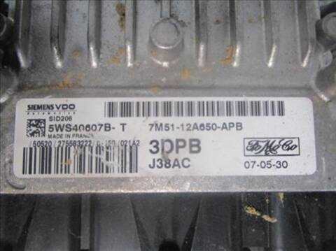 Foto 2ª: Centralita Motor ECU Ford Focus 1.8 TDCI 115CV 85KW [KKDA] (2007)