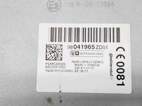 Foto 2ª: Sistema Audio Radio CD Citroen C Elysee 1.2 CAT HMY - EB2M) 72CV 53KW [HM02] (2013)