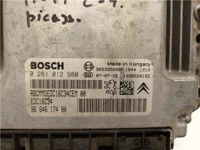 Foto 2ª: Centralita Motor ECU Citroen C4 