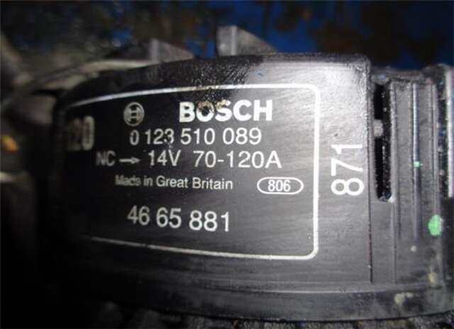 Foto 2ª: Alternador Saab 9-3 2.2 S TID [2.2 LTR. - 85 KW 16V TID CAT] BERLINA (1998-_) [D223L]
