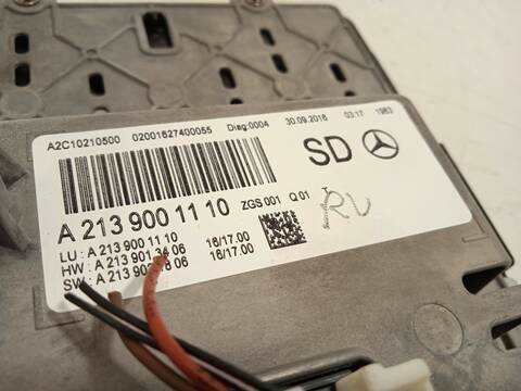 Foto 3ª: Pantalla Multifuncion Mercedes Clase E 180 E 220 D 213.004) 194CV 143KW [654920] (2018)