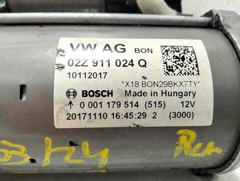 Foto 3ª: Motor de Arranque Seat Leon FR 1 16V TSI 125CV (2012)