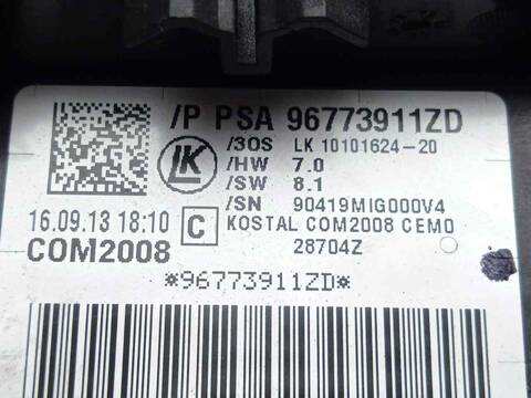 Foto 2ª: Mando Luces Peugeot 5008 2.0 16V HDI FAP CAT RHH - DW10CTED4) 163CV 120KW [RHE] (2013)