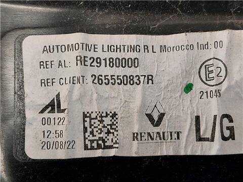 Foto 3ª: Piloto Trasero Izquierdo Renault Austral TCE 160 116 KW 158CV [H5H E4] (2022)