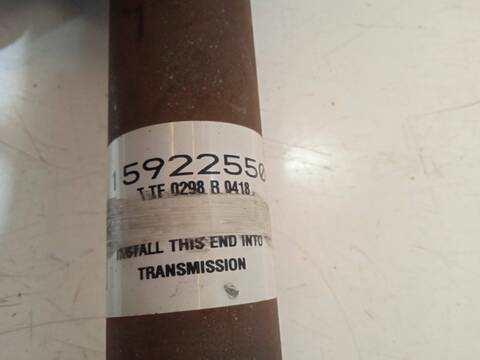 Foto 2ª: Transmision Central Opel GT 2.0 16V TURBO CAT Z 20 NHH - LNF) 264CV 194KW (2009)