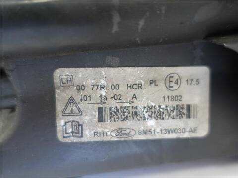Foto 3ª: Faro Izquierdo Ford Focus 1.6 TDCI 109CV 80KW FAMILIAR [G8DB] (2010)