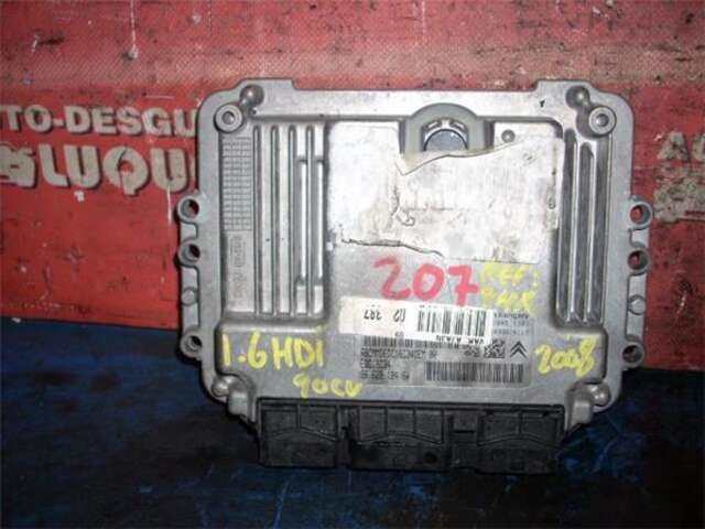Foto 1ª: Centralita Motor ECU Peugeot 207 1.6 HDI [9HX (DV6ATED4)]