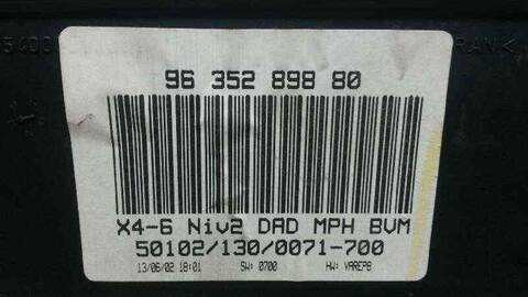 Foto 3ª: Cuadro de Instrumentos Citroen C5 2.0 HDI EXCLUSIVE AUTOMATICO BERLINA 109CV 80KW (2013)