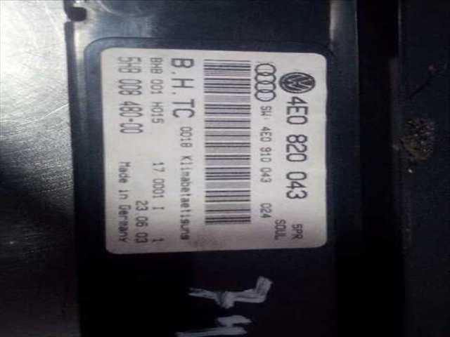 Mando Calefacción A. A. Audi A8 4.2 QUATTRO 335CV 246KW