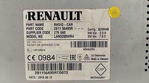 Foto 3ª: Pantalla Multifuncion Renault Captur 1 DCI DIESEL FAP 90CV [K9K628] (2013)