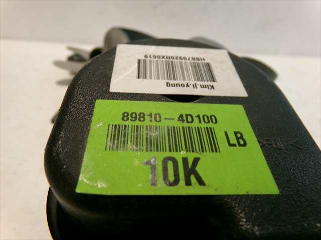 Foto 4ª: Cinturón Trasero Izquierdo Kia Carnival 2.9 CRDI 2006-2011 [J3] (2009)