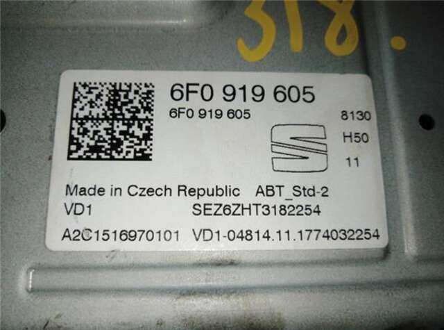 Foto 1ª: Sistema GPS Seat Arona 1.6 FR [1.6 LTR. - 70 KW TDI] [DGTD]