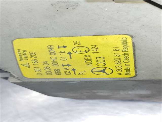 Foto 2ª: Faro Izquierdo Mercedes Clase C 160 200 CDI 203.004) BERLINA 122CV 90KW [OM646962] (2004)