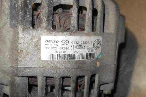 Foto 3ª: Alternador Fiat Punto 1.2 8V BERLINA 60CV 44KW [188A4000] (2005)