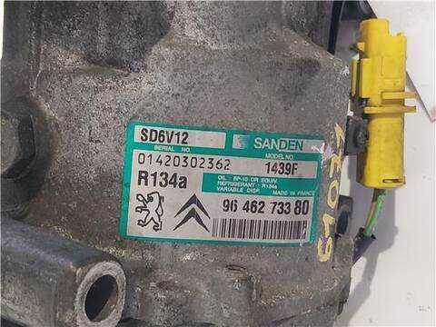 Foto 3ª: Compresor Aire Acondicionado Citroen C3 1.4 HDI 68CV 50KW [8HX (DV4TD)] (2003)