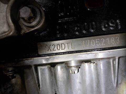 Foto 2ª: Motor Completo Opel Zafira ELEGANCE 82CV 60KW [X20DTL] (2000)