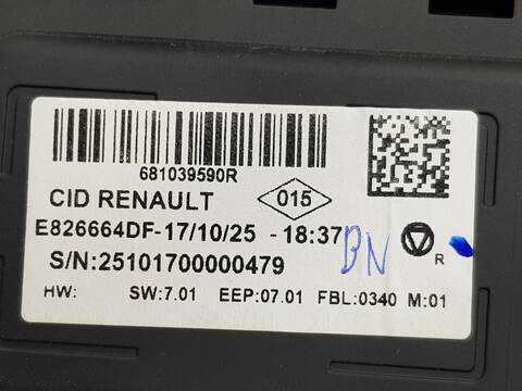 Foto 3ª: Pantalla Multifuncion Renault Clio SIN DEFINIR