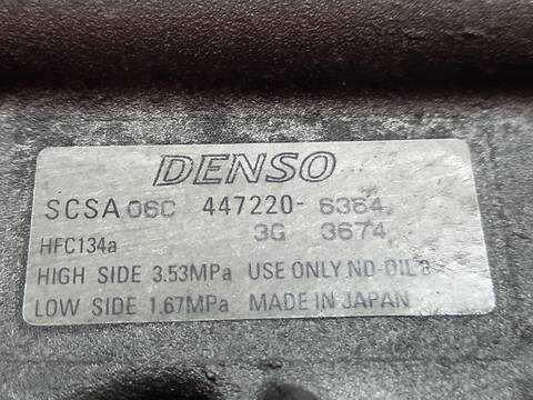 Foto 2ª: Compresor Aire Acondicionado Toyota Corolla 1CD-FTV (2005)