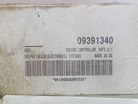 Foto 3ª: Centralita Motor ECU Opel Astra 1.6 16V F08 F48) HATCHBACK 101CV 74KW [Z16XE] (2002)