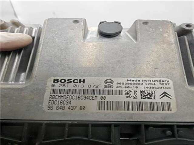 Centralita Motor ECU Peugeot 207 1.4 SPORT [1.4 LTR. - 65 KW 16V CAT (KFU - ET3J4)]