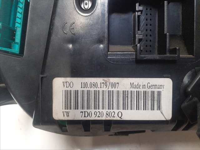 Cuadro de Instrumentos Volkswagen Transporter 2.5 TDI 73kw