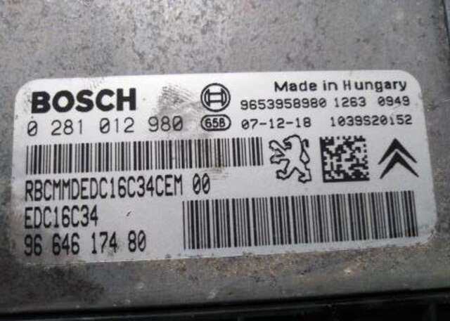Centralita Motor ECU Citroen C4 1.6 HDI GRAND C4 PICASSO
