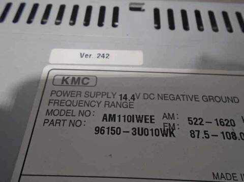 Foto 3ª: Sistema Audio Radio CD Kia Sportage CONCEPT 4X2 135CV 99KW [G4FD] (2014)