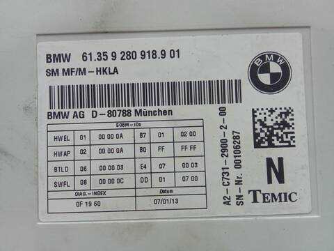 Foto 3ª: Centralita Motor ECU Bmw Serie 6 640 D GRAN COUPE F06) [N57 D30 B] (2018)