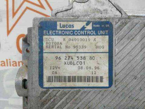 Foto 2ª: Centralita Motor ECU Peugeot 406 2.1 TD CAT BERLINA 109CV 80KW (1995)