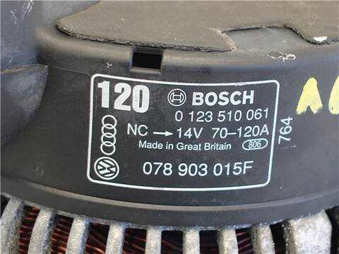 Foto 3ª: Alternador Audi A6 2.4 121KW) BERLINA 165CV [AGA] (1997)