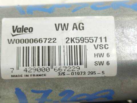 Foto 2ª: Motor Limpia Trasero Volkswagen Caddy 2.0 TDI 85CV 62KW FURGON [DFS] (2016)