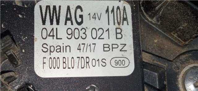 Foto 1ª: Alternador Seat Arona 1.6 FR [1.6 LTR. - 70 KW TDI] [DGTD]