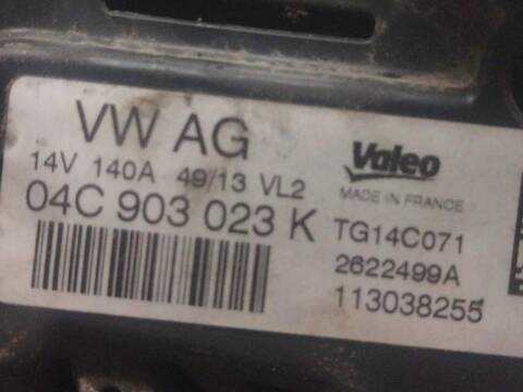 Foto 3ª: Alternador Seat Leon 1.4 TSI (2012)