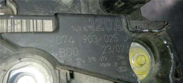 Alternador Volkswagen Transporter 2.5 TDI