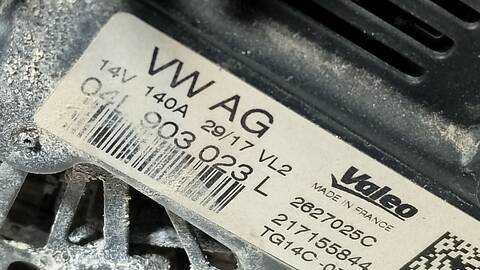 Foto 4ª: Alternador Volkswagen Golf EDITION 116CV 85KW [DDY] (2017)