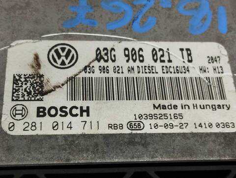 Foto 3ª: Centralita Motor ECU Skoda Octavia ACTIVE BERLINA 105CV 77KW [BXE] (2010)