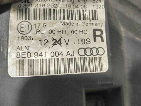 Foto 3ª: Faro Derecho Audi A4 2.0 16V TFSI CAT BUL) 220CV (2004)