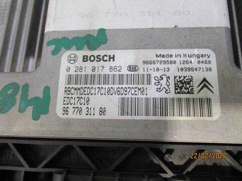 Foto 2ª: Centralita Motor ECU Citroen C4 SEDUCTION 92CV 68KW [9HP] (2011)