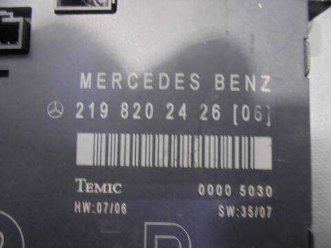 Foto 2ª: Modulo Confort BCM Mercedes Clase C 160 350 CGI 219.357) 292CV 215KW [M272985] (2008)