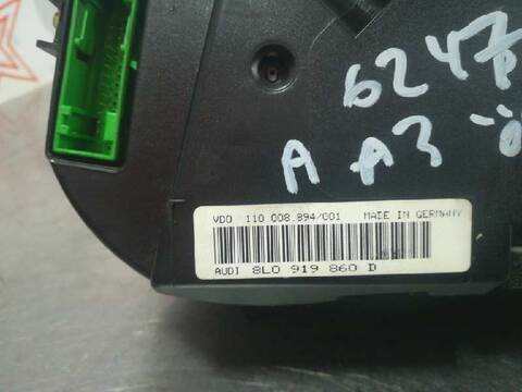 Cuadro de Instrumentos Audi A3 1.9 TDI AMBIENTE 110CV 81KW