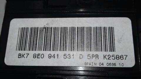 Foto 2ª: Mando Luces Audi A4 1.9 TDI BERLINA 116CV 85KW [BRB] (2006)