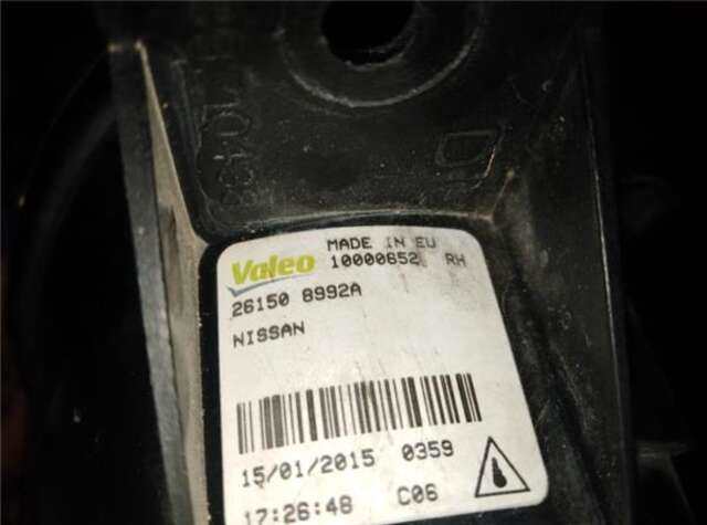 Faro Antiniebla Delantero Derecho Nissan Juke 1.5 ACENTA [1.5 LTR. - 81 KW TURBODIESEL CAT]