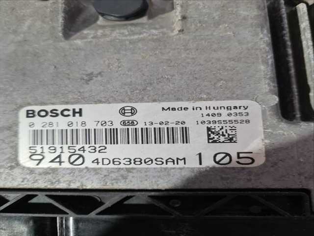 Foto 2ª: Centralita Motor ECU Alfa Romeo Giulietta 1.6 JTDM CAT 105CV 77KW [940A3000] (2013)